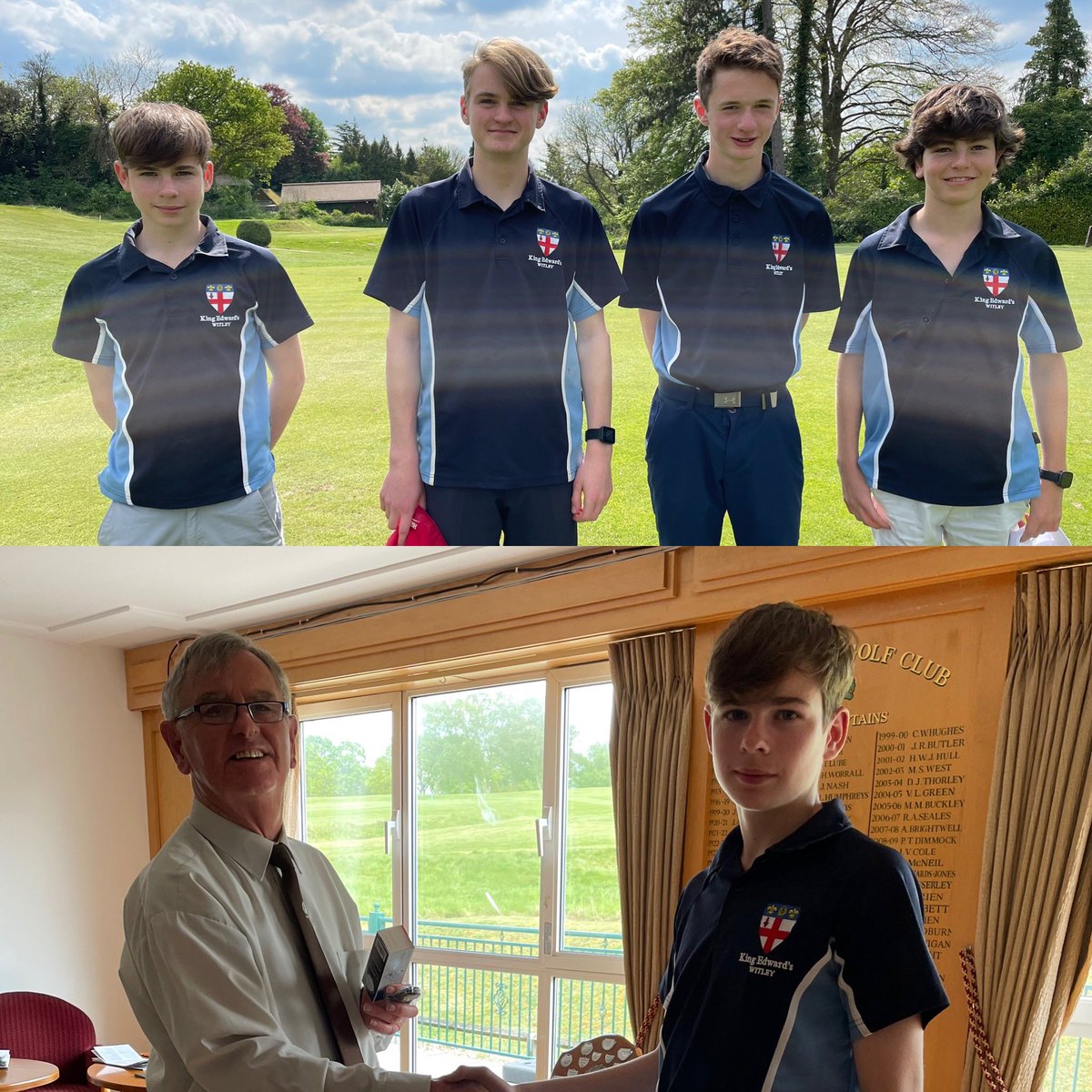 KESWsport's tweet photo. A 4th place finish for Josh in the individual rankings. Well done golf team https://t.co/I6stPW6rb1