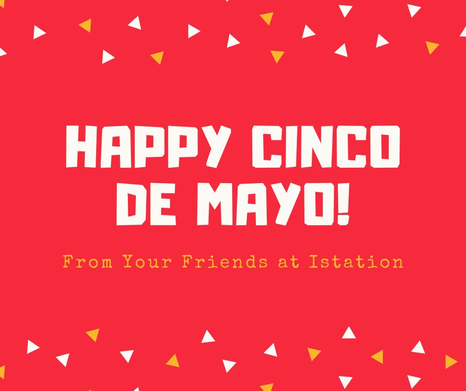 Istationed's tweet photo. Happy #CincodeMayo from Istation! https://t.co/lriYB9yfNp