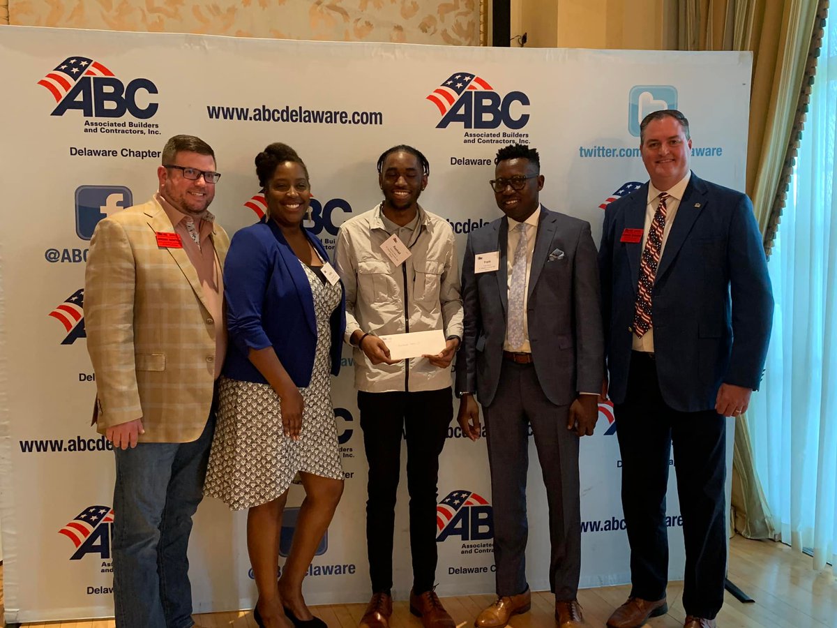 St_GeorgesTHS's tweet photo. Thank you to @ABCDelaware for a great awards ceremony. Congratulations to Rashad #SGClassOf2022 #TechnicalDrafting for winning $300 for being the top co-op student and being hired on by his co-op employer @NickleElectric. #NCCVTWorks #JobReadyDayOne @ChadHarrisonSG @fhansonic https://t.co/el2DV2DKY5