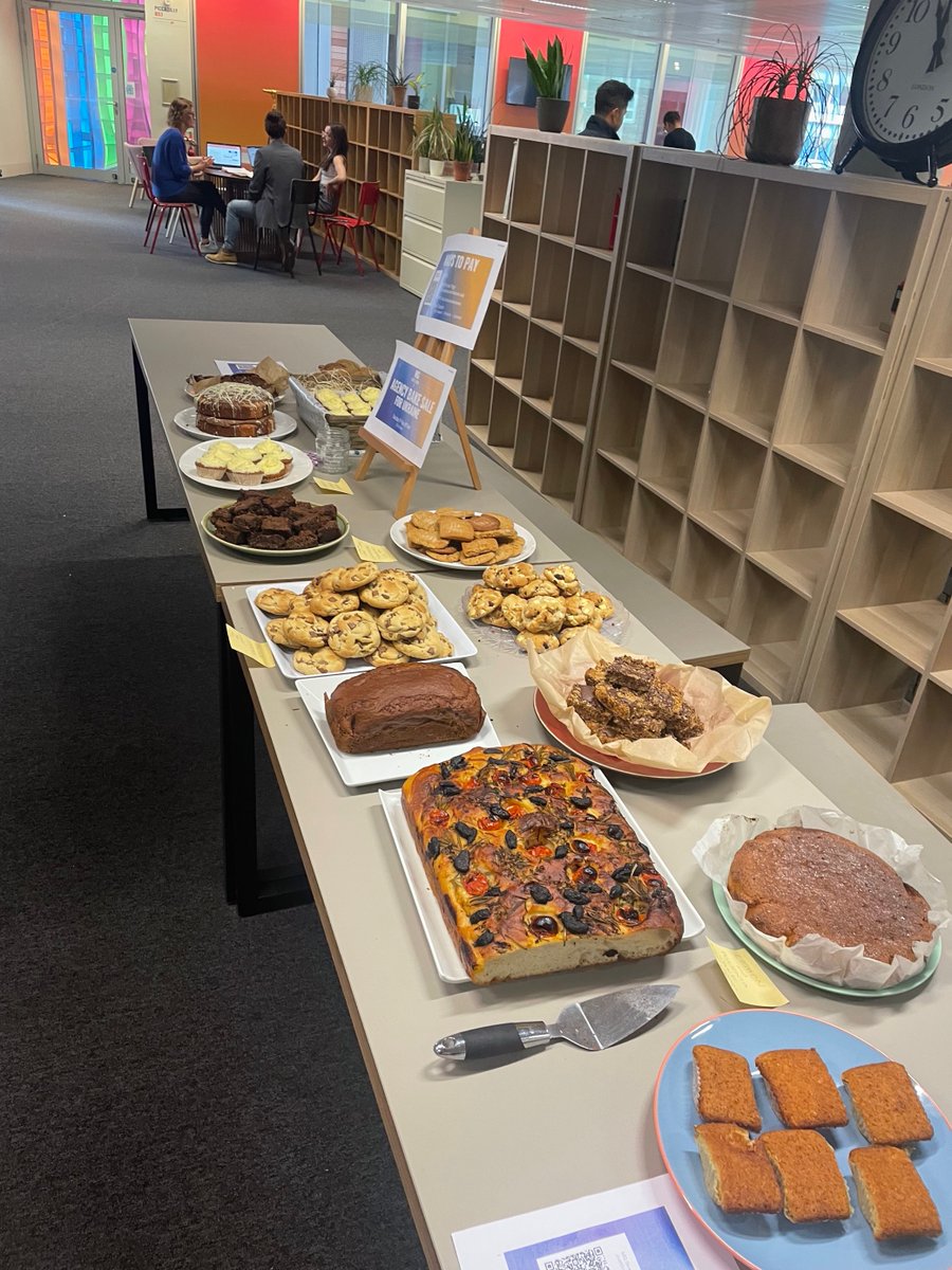 MGOMD's tweet photo. Today we had our #MGGivesBack Cake Bake Sale for Ukraine. Our wonderful MGers showed off their top baking skills for a great cause, with 100% of proceeds going to the @ICRC, who are actively helping those affected by the Ukraine crisis. https://t.co/W3sffXFl4x