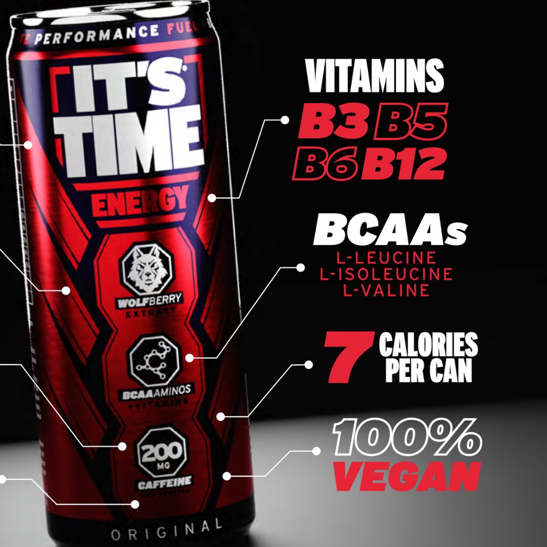 ItsTimeEnergy's tweet photo. -BCAA's ✅
-B VITS ✅
-VEGAN ✅

IT'S TIME Energy is 100% vegan, with BCAA's and B Vits and a WHOLE LOAD OF ENERGY 🔥

Smash your goals today - Link in Bio 👈

#fitnessmotivation #gymmotivation #fitnessjourney #boxingmotivation #selfmotivation #strengthtraining https://t.co/pCOx8FQxmg