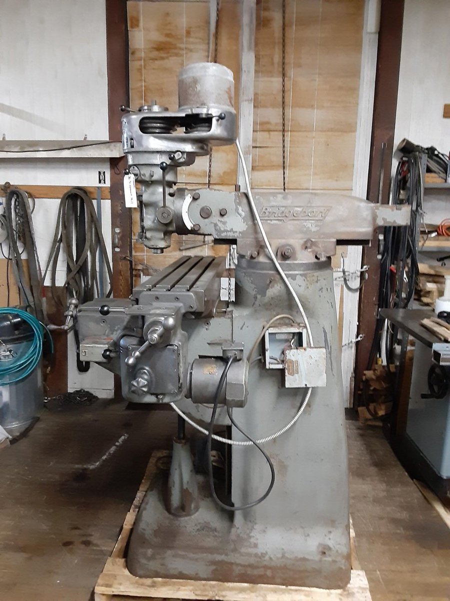 Machinetoolcomm's tweet photo. Used Milling Machines For Sale - Bridgeport 9X42 Milling Machine https://t.co/xKY0JvdGUq
#bridgeportmill #bridgeport #milling #kneemill #mfg #machinetool #usedmachinetools #r8collet #Jseries #imts https://t.co/Q2XLtfSAm0