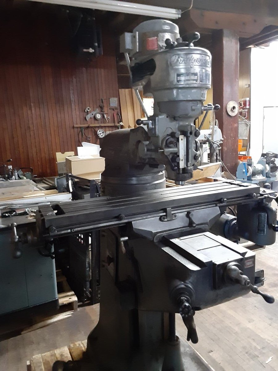 Machinetoolcomm's tweet photo. Used Milling Machines For Sale - Bridgeport 9X42 Milling Machine https://t.co/xKY0JvdGUq
#bridgeportmill #bridgeport #milling #kneemill #mfg #machinetool #usedmachinetools #r8collet #Jseries #imts https://t.co/Q2XLtfSAm0