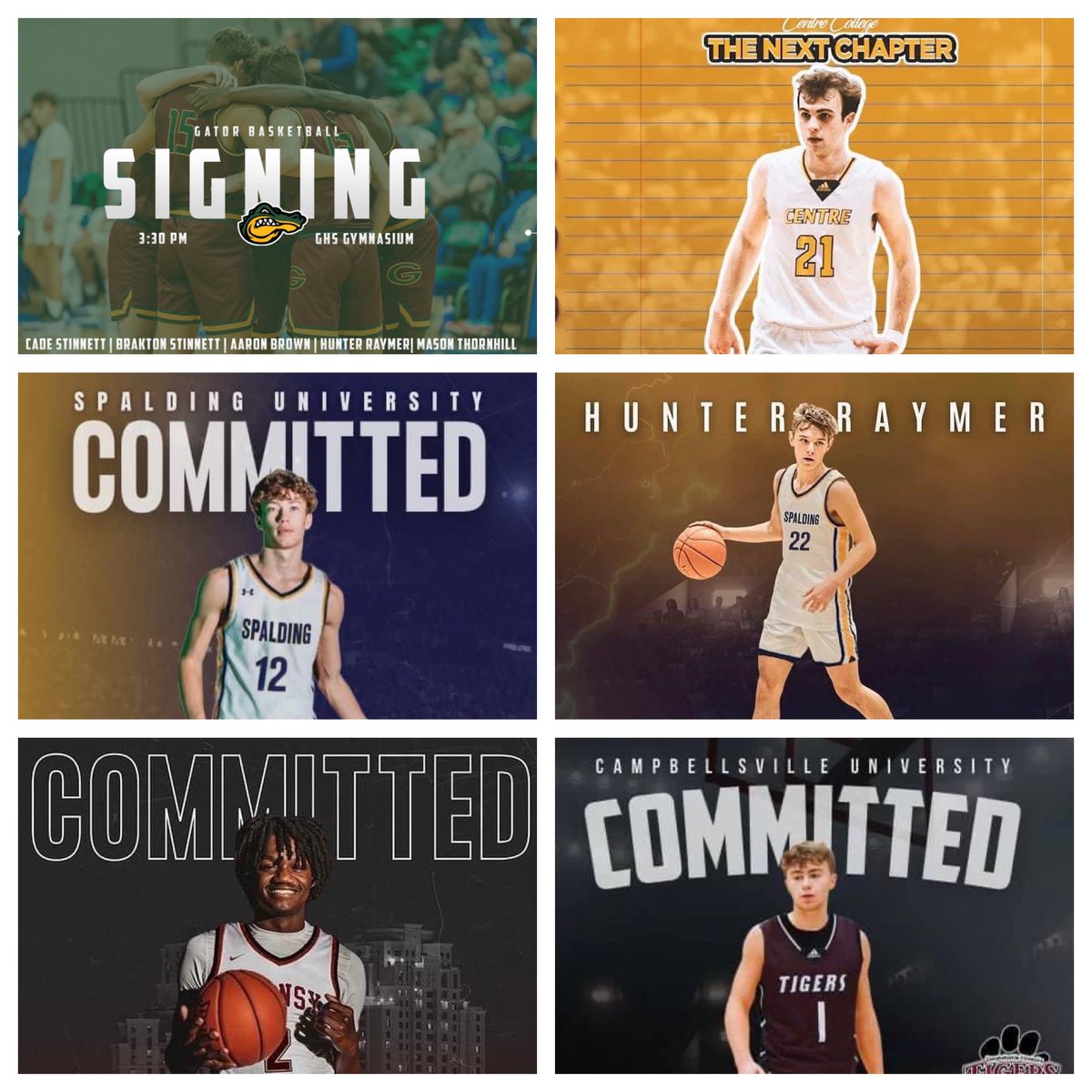GreenwoodHoops's tweet photo. BIG DAY!! Everyone is welcome to come out this afternoon and join us in supporting these five outstanding young men who will be continuing their academic and athletic journeys. 3:30 in main gym. https://t.co/FxHsrjZkmD