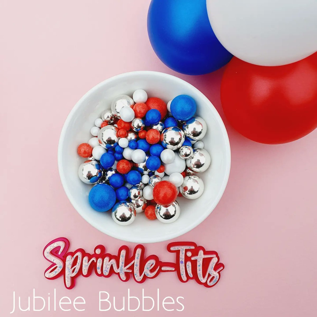 SprinkleTit's tweet photo. ❤️🤍💙 Jubilee Sprinkles are here !!

How Royally Patriotic of me ! 
I quite like the Blues and reds ... but I still needed a Pretty Patriotic mix or 2 !

Pop on over and check them all out!

https://t.co/vHXUCbnUEJ 

#SprinkleTits #CakeDecorating #Jubilee2022  #MHHSBD https://t.co/t362VGpIlW