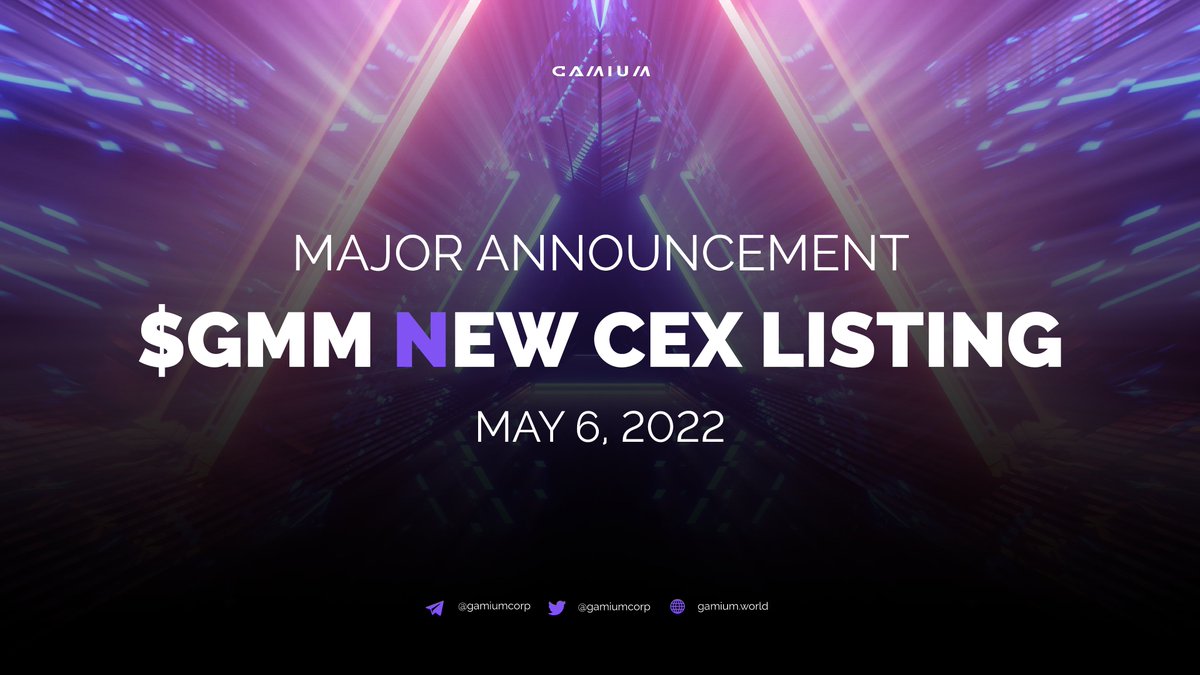 📢 MAJOR ANNOUNCEMENT

Dear community,

Yesterday we asked you what you were most looking forward to during May, and option A won: Major CEX listing ✨

I have got great news for you... 😎🥁🥁

TOMORROW, $GMM WILL BE LISTED ON A MAJOR CEX YOU ALL KNOW! 🌐🚀

#Metaverse #BNB #BTC