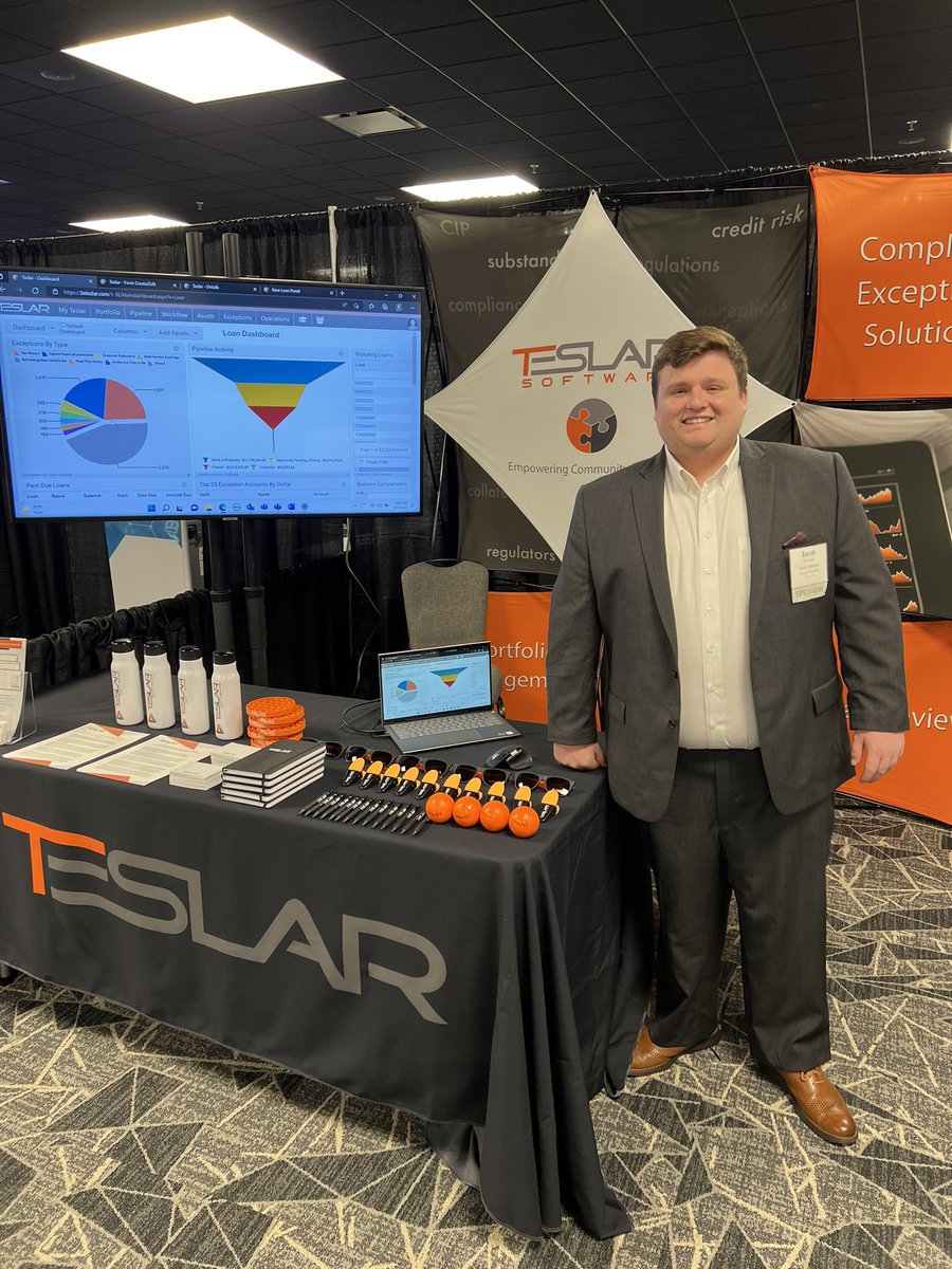 teslarsoftware's tweet photo. Come see Jacob McDaniel at @BankDirector’s Experience @Fin_X_Tech! #FXT22 https://t.co/4OXf7DjSDm