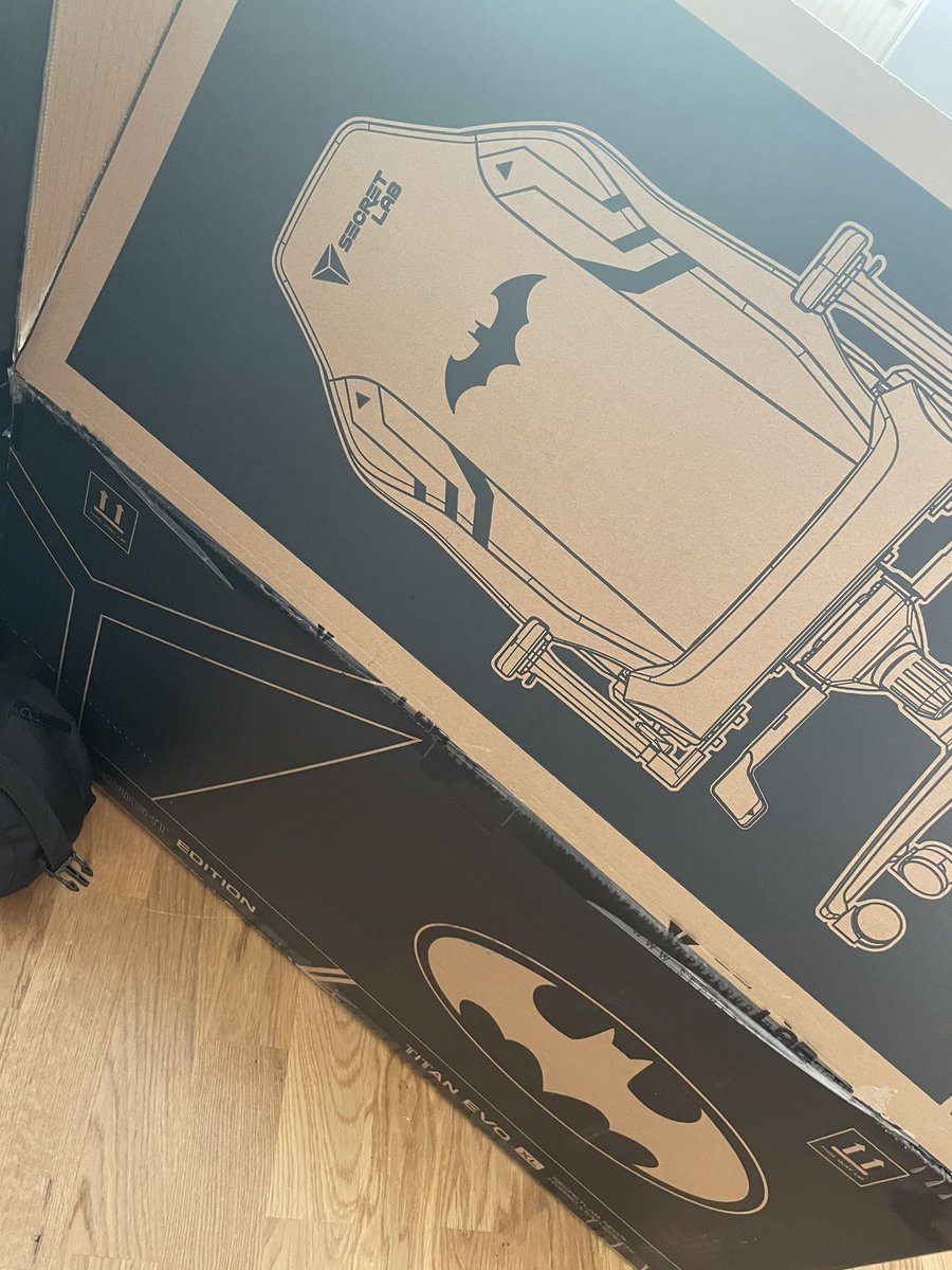 Let’s go!
My butt is so excited!

#secretlab #titanevoseries #2022darkknightedition