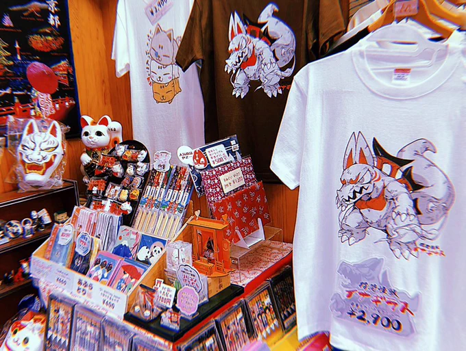 仕事絵𓀠京都の餅店・末吉餅さんのオリジナルキャラクター「イナギラス」のグッズ絵を制作しました。 