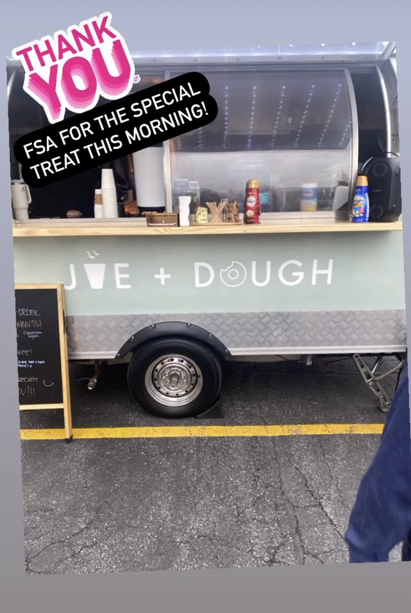 Thank you FSA for the special treat this morning! #HappyTeacherAppreciationWeek <a href="/joendoughco/">joe + dough</a>