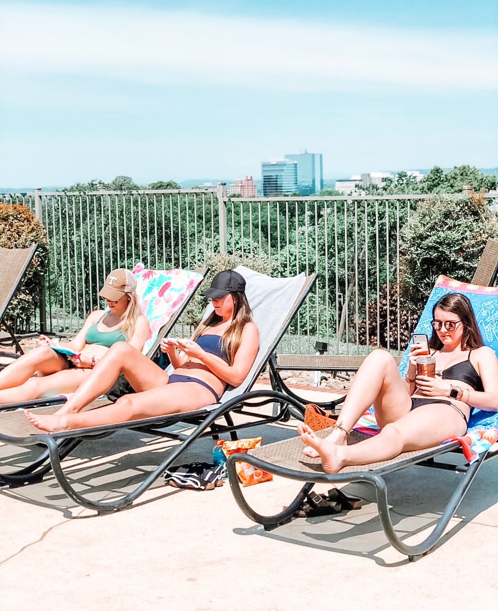 of_knoxville's tweet photo. POOL UPDATE! 

The pool will be opening TODAY due to the weather forecast tomorrow! Join us at 3 PM at the pool deck for the cookout! #theheights https://t.co/8P7gdAFoWo