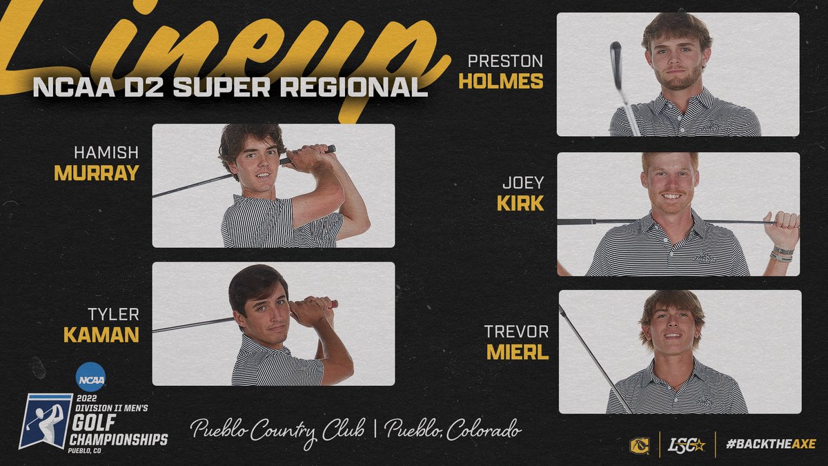 cuaggieathletic's tweet photo. MG | @AggiesMGOLF is set to tee off for the first round of the NCAA D2 Super Regional this morning in Pueblo, CO!
Live Scoring - https://t.co/ohA2KiyL62
#CUgolf #BackTheAxe⛏️ https://t.co/4YNw9rJOZi