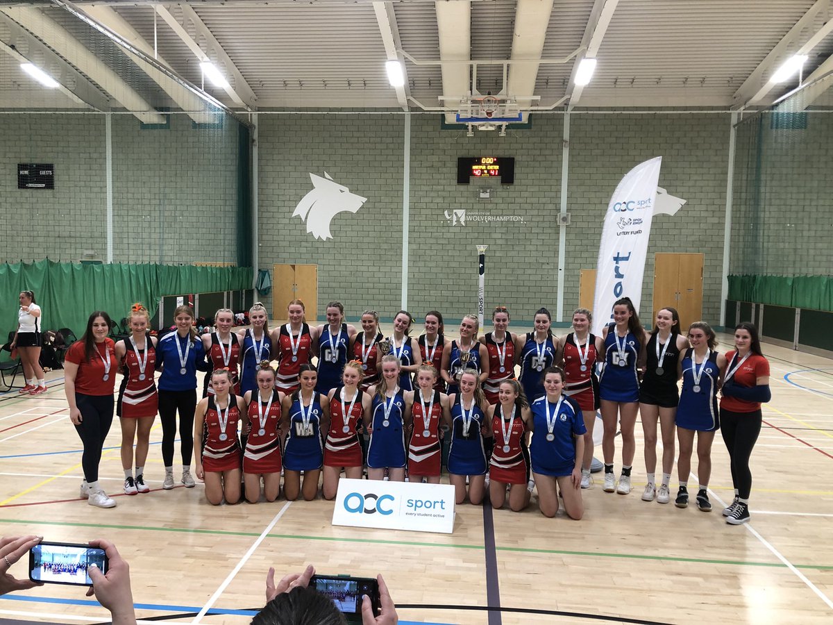 execollsport's tweet photo. What a fantastic game and advertisement for @AocSport &amp; FE Netball. Credit to @OfficialHCNA for an amazing contest. @ExeterCollege coming away with a tight 41-40 win to take the CUP and earn the TREBLE! 🥇👊@execollsport @exeternetball @swsportsnews https://t.co/hD32S5r7CK