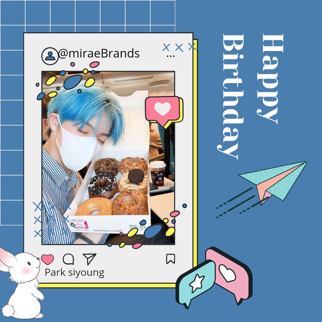 MIRAEbrands's tweet photo. Hastag Party Time for Uri Cotton Candy Park Siyoung  🥳💙

SIYOUNG COTTON CANDY BIRTHDAY 
#아기토끼의_생일이_왔셩
#HAPPY_SIYOUNG_DAY
#COTTON_CANDY_SIYOUNG
#미래소년 #MIRAE
@official_MIRAE 
@members_MIRAE https://t.co/G60hTR5oaG