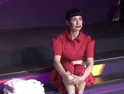 __Anastazia__'s tweet photo. New favourite meme: Eurovision acts contemplating life https://t.co/c3jEIStln5