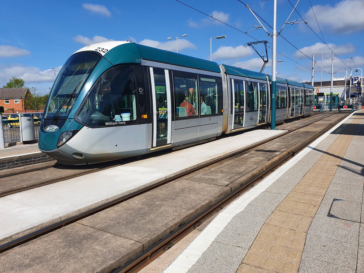 JamesTGlossop's tweet photo. All 4 tram terminus and Nottingham Express Transit (NET) tram system ticked off the list. ✅️
1) Phoenix Park
2) Hucknall
3)Clifton South
4) Toton Lane
#NottinghamExpressTransit #Nottingham @NETTram @JedKendray @303032_trains https://t.co/bxn4K31YAG