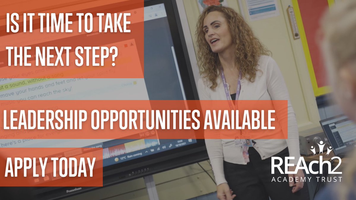 REAch2JOBS's tweet photo. Leadership Opportunities! 
REAch2 has some exciting leadership opportunities in London, Reading, Essex and the West Midlands. If you are considering a move or a step up to something new, please take a look at our vacancies: 
https://t.co/NckkBiSmE0 https://t.co/8wLQAAcC2B