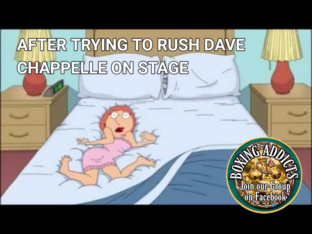 Boxing_Addicts's tweet image. Not A Good idea To Rush @DaveChappelle  on Stage. #davechapelle  #DaveChapelleAttacked