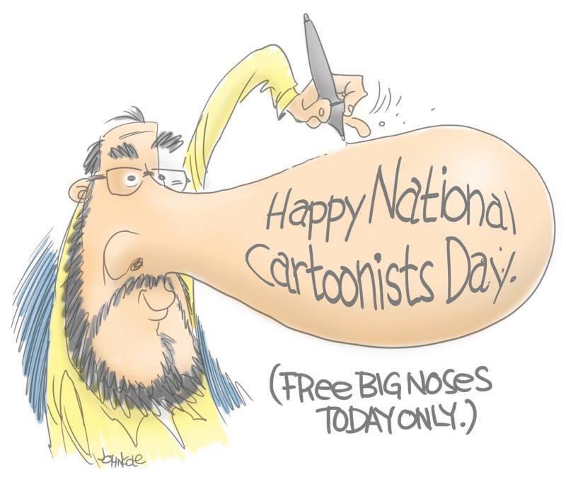 It’s that time of the year again. #NationalCartoonistsDay