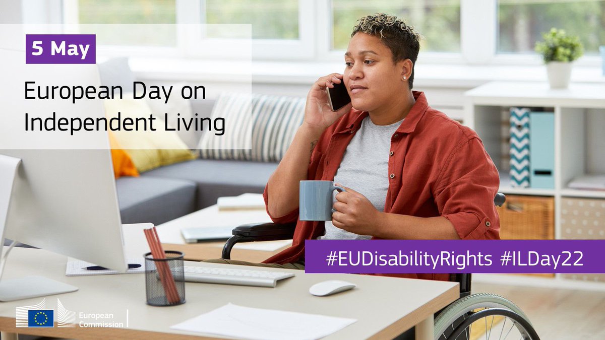 helenadalli's tweet image. Today is European Independent Living Day.

The #EUDisabilityRights Strategy supports independent living to ensure that all citizens are able to decide where, how and with whom they live: europa.eu/!My47xQ

#ILDay22 #UnionOfEquality