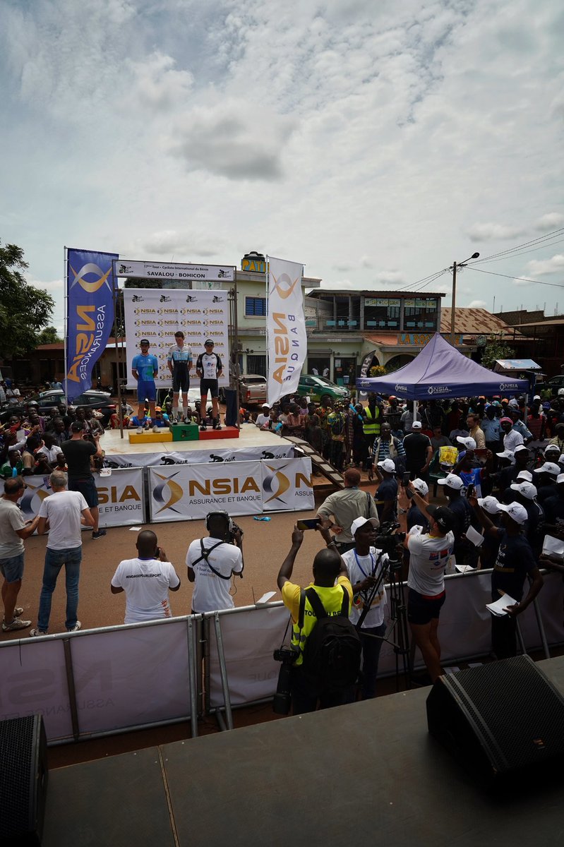 Marcel Peschges to win todays stage at the Tour du Benin! 🇧🇯🌍 #tourdubenin #BeninTour2022 

He is also wearing the yellow jersey of the GC leader! Good times! <a href="/CyclingAfrica/">Africa Rising Cycling</a> <a href="/ProCyclingStats/">ProCyclingStats.com</a> <a href="/MoovAfricaBenin/">Moov Africa Bénin</a>