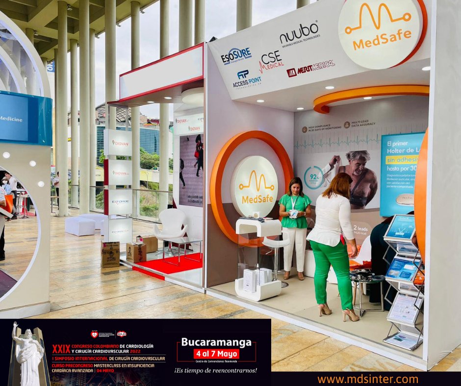 MedSafeint's tweet photo. En @MedSafeint estamos listos para recibirte #SCC22, presentándote productos como @Nuubo_EU #EsoSure @APTEInc @MedicalCSE y @MeritMedical

😉 Te esperamos, será un gusto poder conversar contigo 😉

#MedSafe #cardiologia #electrofidiologo #cardiologist #EPeeps #EPeeps_Bot #EP_Bot https://t.co/jII8XW92iJ