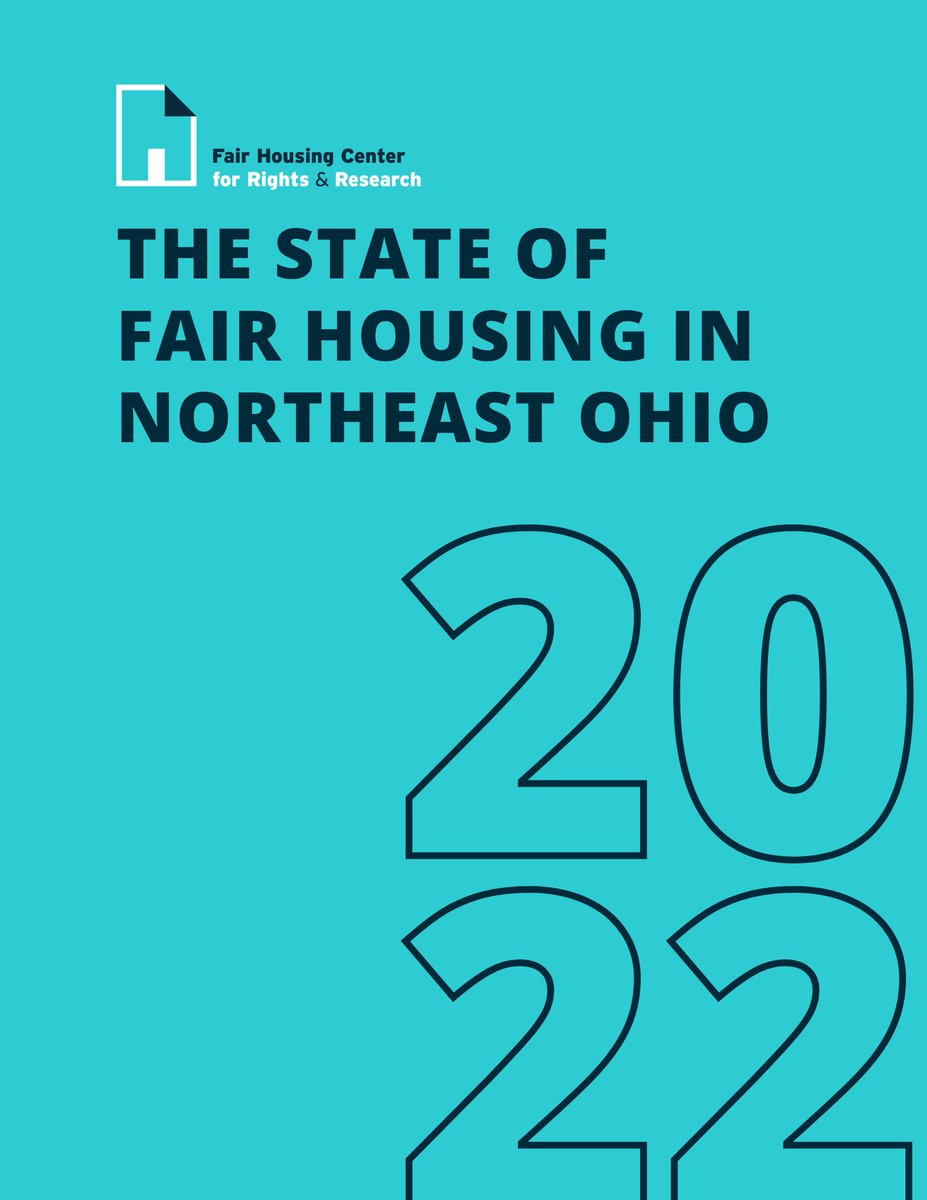 housingcenter's tweet photo. The 2022 State of Fair Housing in Northeast Ohio report is out now and available for download! Read the full press release and report on our website:  https://t.co/deblxgvt0b https://t.co/38D5poa9wf