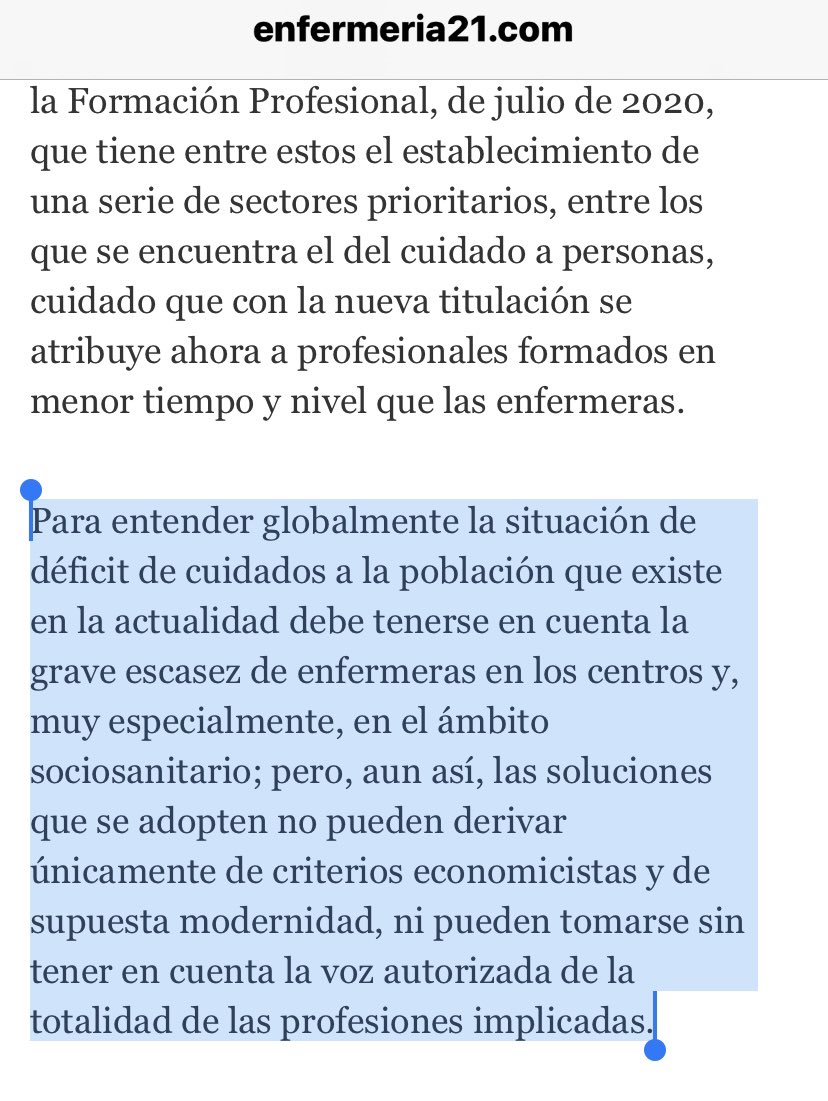 NuriaDeArgila's tweet photo. Desde el @Grupo40I se escribe esta editorial en la #RevistaMetas @GrupoParadigma_
👇🏼
“La defensa del derecho al cuidado: una responsabilidad de las enfermeras”
👇🏼
https://t.co/9weg41Prx0
#cuidar #enfermeras #geriatría #cuidados https://t.co/AvUktKLHef