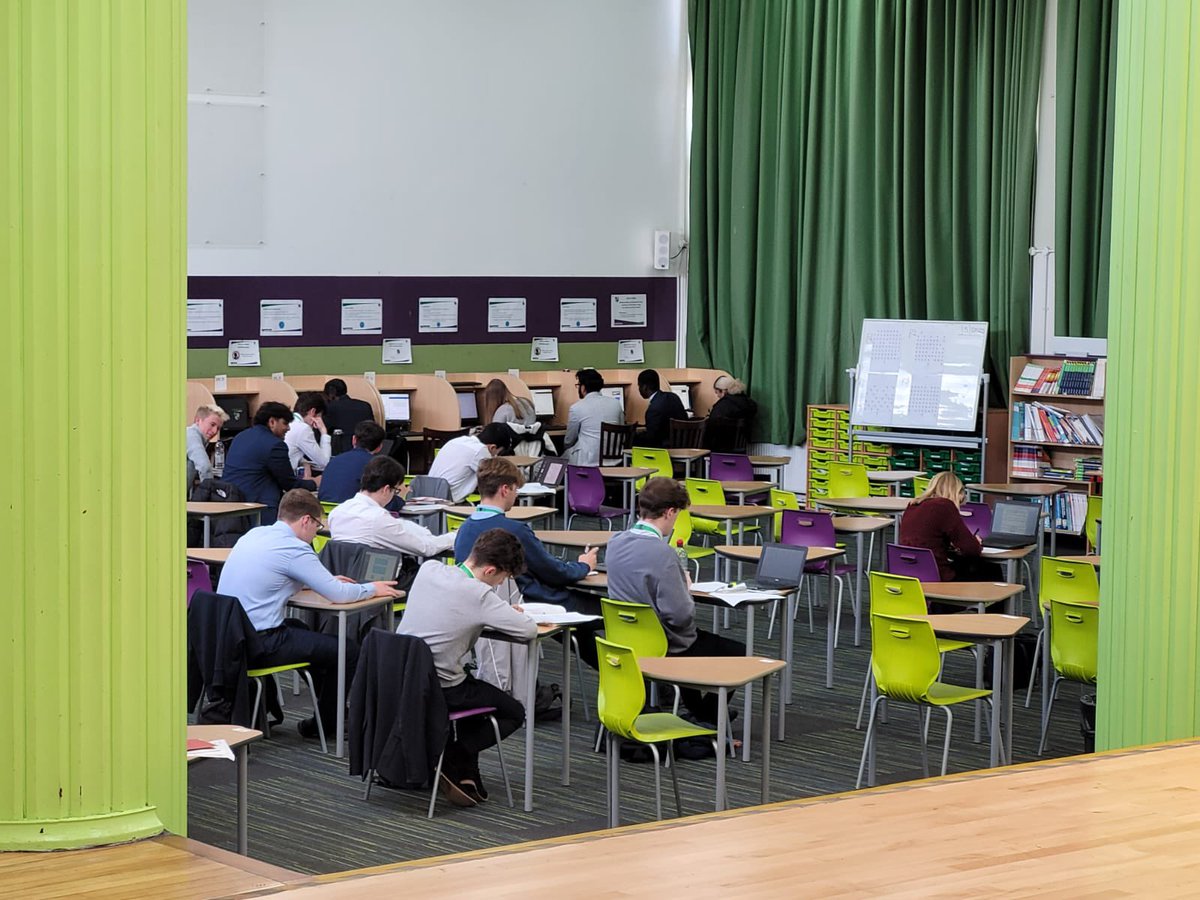 rw_school's tweet photo. Year 13 revising after school in the Learning Commons. Fantastic to see students working hard in preparation for their exams. #RWS13 #Preparingforsuccess https://t.co/WU9vicx0hZ