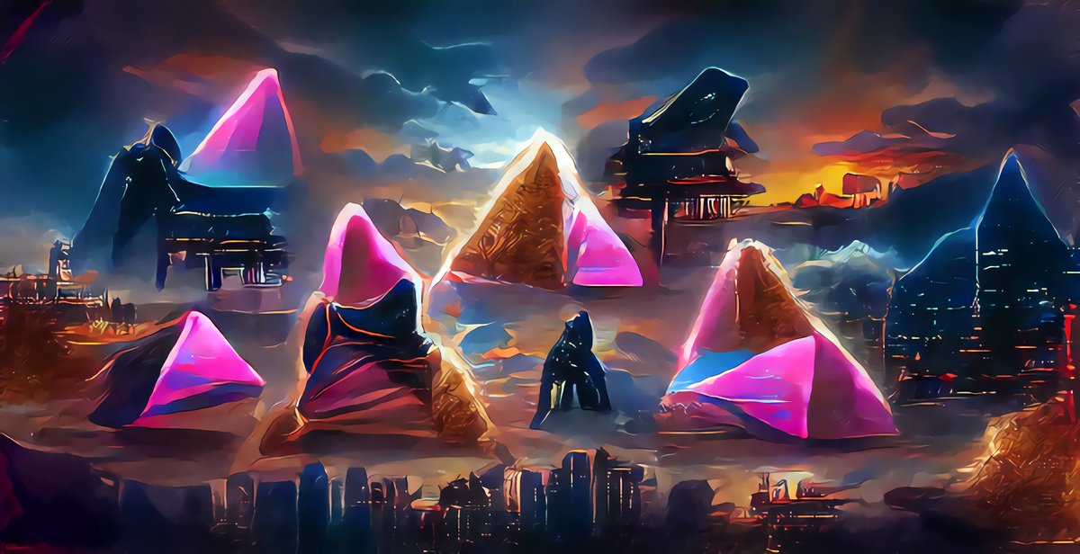 i4Karatart's tweet photo. Alien Quantum Pyramids - UnCatalogued Collection by Karat
🌊See In OpenSea🌊
https://t.co/UPl0hY89Is

#NFT #art #digitalart #illustration #neon #synthwave #cyberpunk https://t.co/F6SpxZTqye