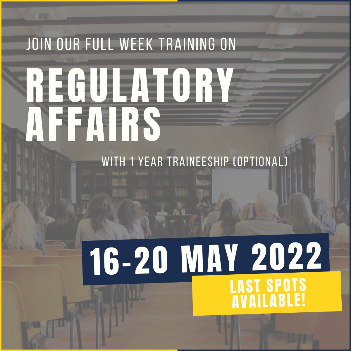 ECCRT's tweet photo. Regulatory Affairs is an evolving field with numerous career opportunities. If you want to know more about #regualtoryaffairs and how to fit perfectly in this area, join our training session in 2 weeks. Registrations are closing soon
https://t.co/VF7aUhB7EG
#STARProgramme #ECCRT https://t.co/wq3A4XnXFh