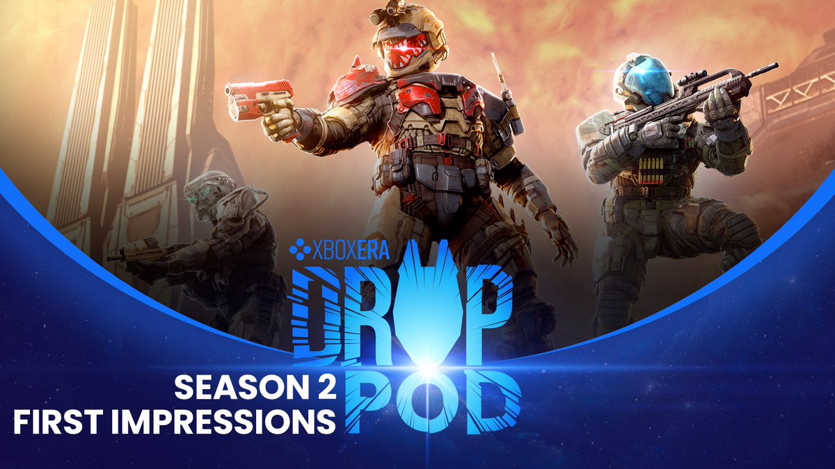 Pfhorbear's tweet photo. The newest #DropPod is here! In it, I sat down with @DigitalScientst to discuss our first impressions of #haloInfiniteSeason2! Go check it out and tell us what you think! #Halo #Xbox https://t.co/Qe1sih2ox4 https://t.co/yVlObqwlpf