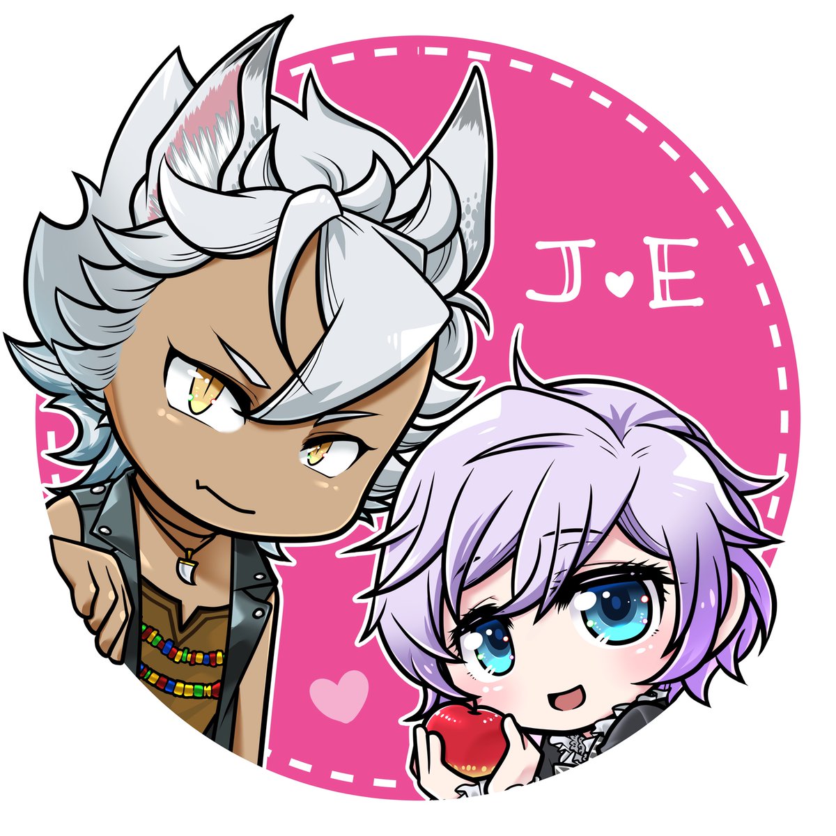 #twst_BL ジャクエペ
再掲

🍎くんの誕生日だから🐺🍎再掲していいってばっちゃが…!
🐺くんと今年も健やかにラブラブしてくれー!!!! 
