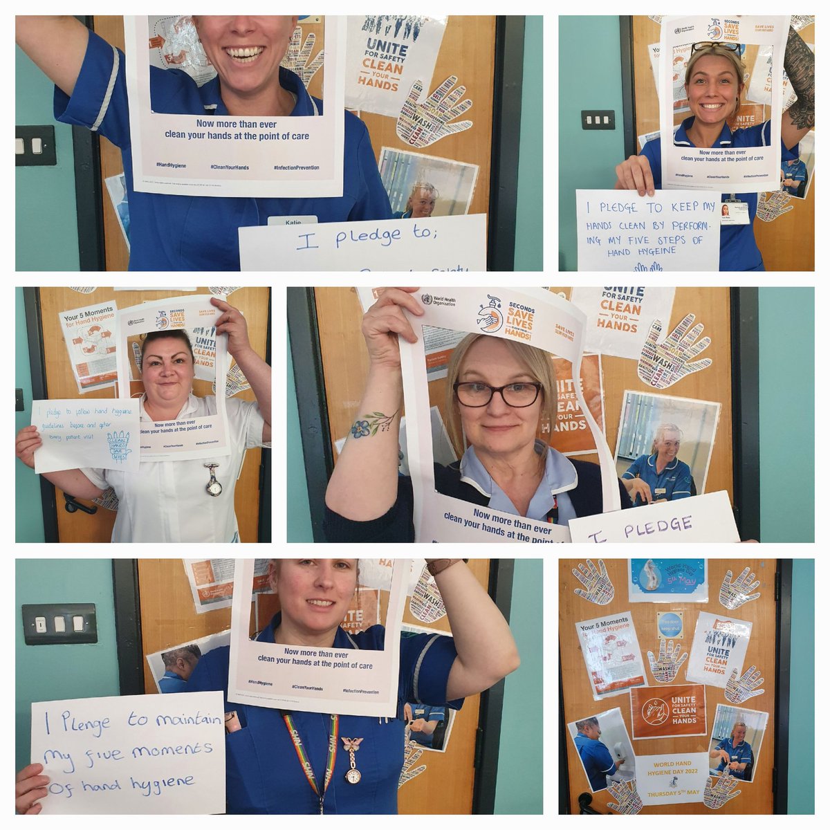 Angemurray1973's tweet photo. Hyde DNs pledges for hand hygiene day 💙👏@IPTameside @andreakeppie78 @emmaloufrain @GraceWall @MrsMurphoid https://t.co/G8V7xX9Iyl
