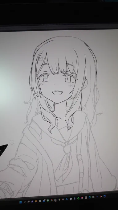 久しぶりにギャル描けてる 