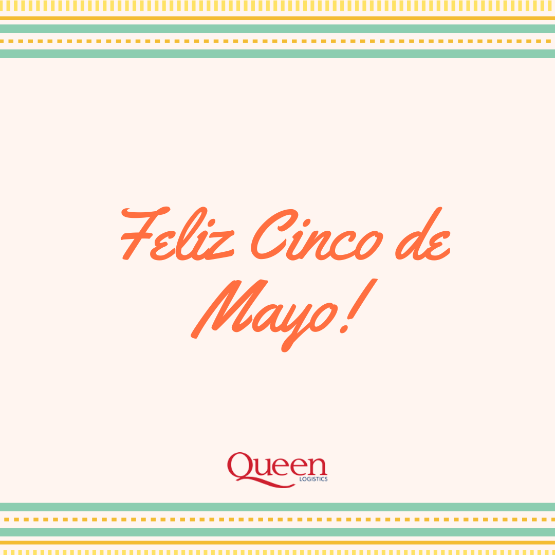 QueenLogistics's tweet image. Sit back, relax, and enjoy a margarita while we handle your shipping.

Feliz Cinco de Mayo from Queen Logistics!
•
•
•
•
•
#ShippingFitForAQueen #QueenLogistics #Shipping #Logistics #LTL #FreightBrokerage #Transportation #Charlotte #CharlotteNC #CharlotteJobs #CincoDeMayo