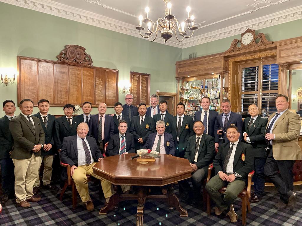 Martin Leather (@londonbaggie) on Twitter photo We were truly honoured to welcome 10 of the <a href="/Gurkha_Brigade/">Gurkha Brigade Association</a> to <a href="/rbgc1608/">Royal Blackheath GC</a> in our first ever match against them. I can report their golfing skills are as good as their legendary military skills and they comfortably won the Khukuri trophy. We were truly honoured to welcome 10 of the <a href="/Gurkha_Brigade/">Gurkha Brigade Association</a> to <a href="/rbgc1608/">Royal Blackheath GC</a> in our first ever match against them. I can report their golfing skills are as good as their legendary military skills and they comfortably won the Khukuri trophy.