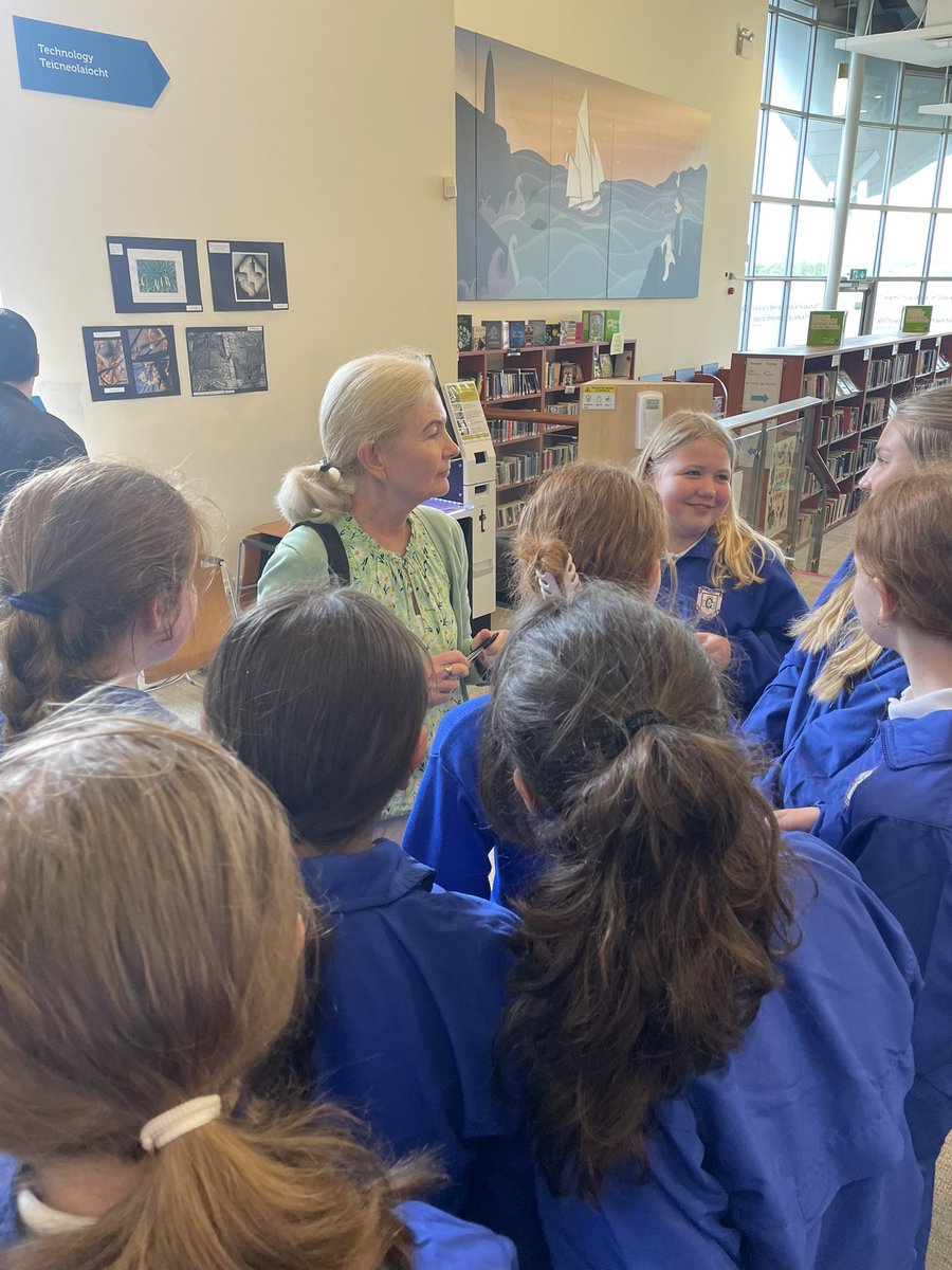 stpatricksgnslk's tweet photo. 6th Class were thrilled to meet author @judi_curtin in @limklibraries today with our fellow #LimerickReads participants @CMoyross. Thanks to Judi for explaining about her writing & research, for answering our many questions and for inspiring our young readers. https://t.co/IKXSSFHhkV