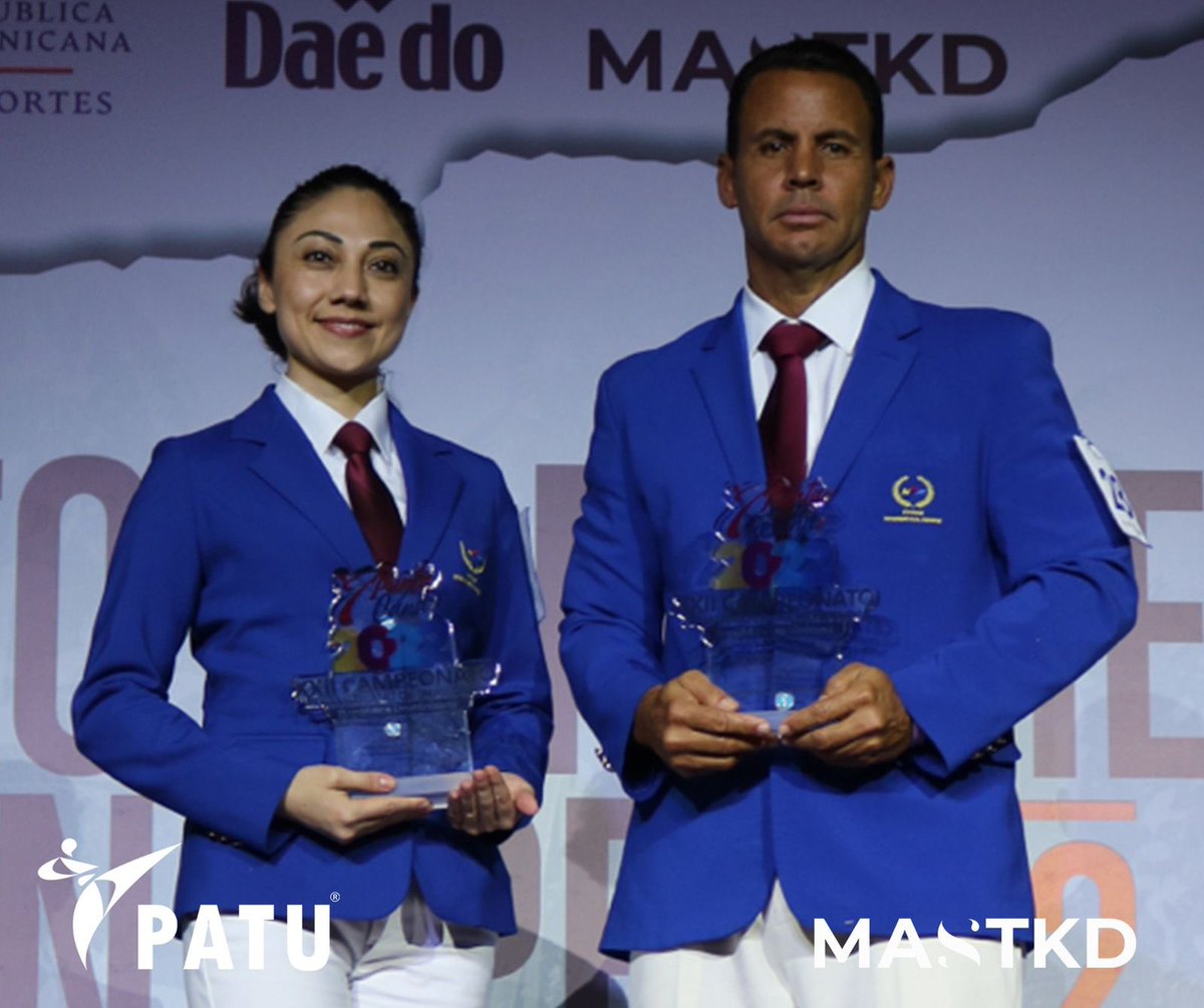 mastaekwondo's tweet photo. Best Male Referee #PanamTKD22 

🥇Guillermo Rodríguez 🇻🇪

#TKD #Panamericano #PATU #PuntaCana #Taekwondo #masTKD #VEN #BestReferee #MVP https://t.co/vOFIXoXC7y