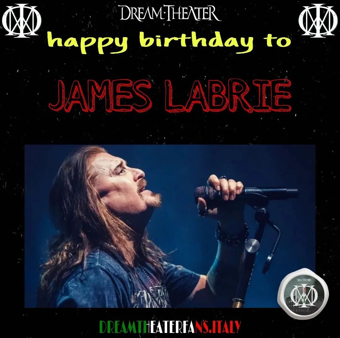 Happy Birthday,James.....See you tomorrow!😊🤗😘❤️🤘🎤🎼🎵🎶💀☠️👽
#onthisday 
#rockbirthdays 
#jameslabrie 
#dreamtheater 
#singerandmusician 
#59yearsyoung