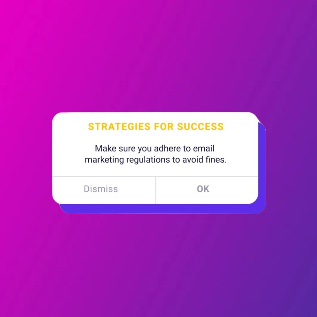 getshoppr's tweet photo. Make sure you adhere to email marketing regulations to avoid fines. #emailmarketing https://t.co/GKpyMKZEw5