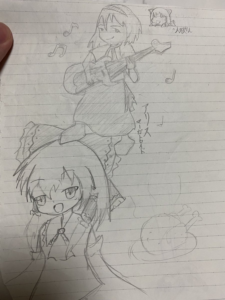 21.泣いちゃう😢
23.ネタで出来てる
24.右向きの絵
25.色んなファ陰描いていきたい

22↓中学生の頃に描いたと思う 