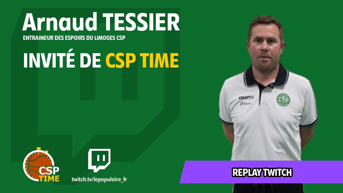 lepopulaire_fr's tweet photo. Le replay de #CSPtime avec le coach des espoirs du @limogescsp Arnaud Tessier
https://t.co/bOMM307VGy https://t.co/0LHlVIGLsK