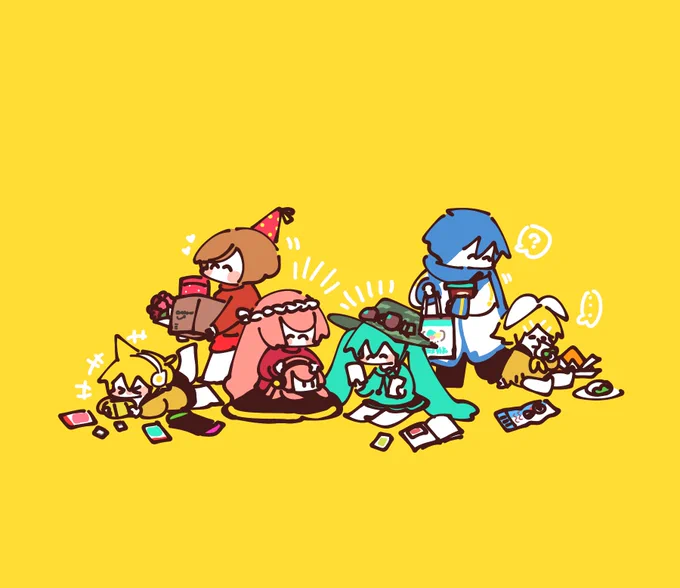GW楽しかったボカロ達( ¨̮ ) 