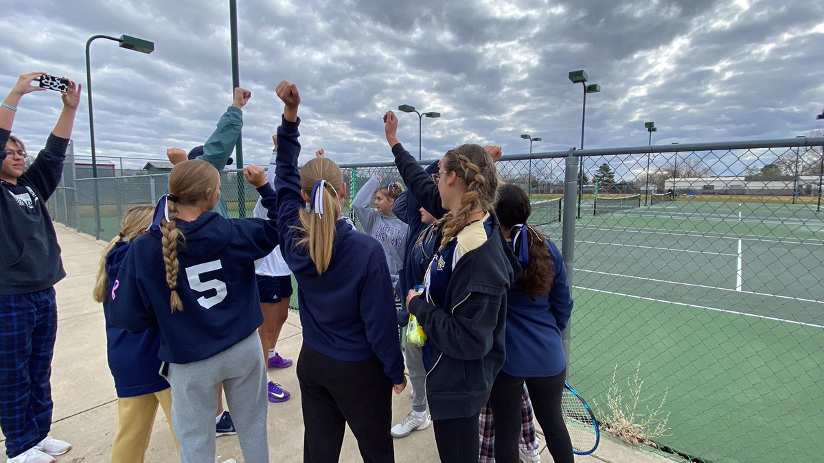 My last regionals as a tennis coach and I couldn’t be more proud of this team. Going to prove to everyone who <a href="/Frederick_HS/">FrederickHSGoldenEagles</a> really is! Love these ladies! @Warriors_of_FHS