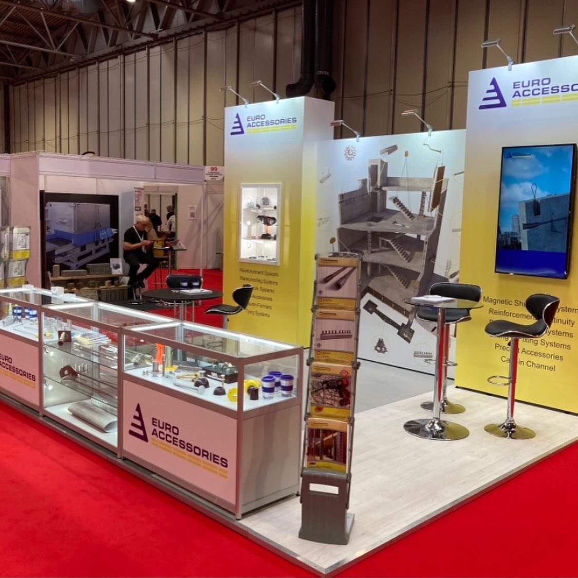 euroacc's tweet photo. Some photos of the Euro Accessories stand earlier this morning ready to welcome visitors to The UK Concrete Show today and tomorrow!

We are at stand number 113!
 
#euroaccessoriesltd #buildingbetter #concreteshow #UKCS2022 #euroacc #concrete #countdown #exhibiting #comesayhi https://t.co/WfAKFoJSB4