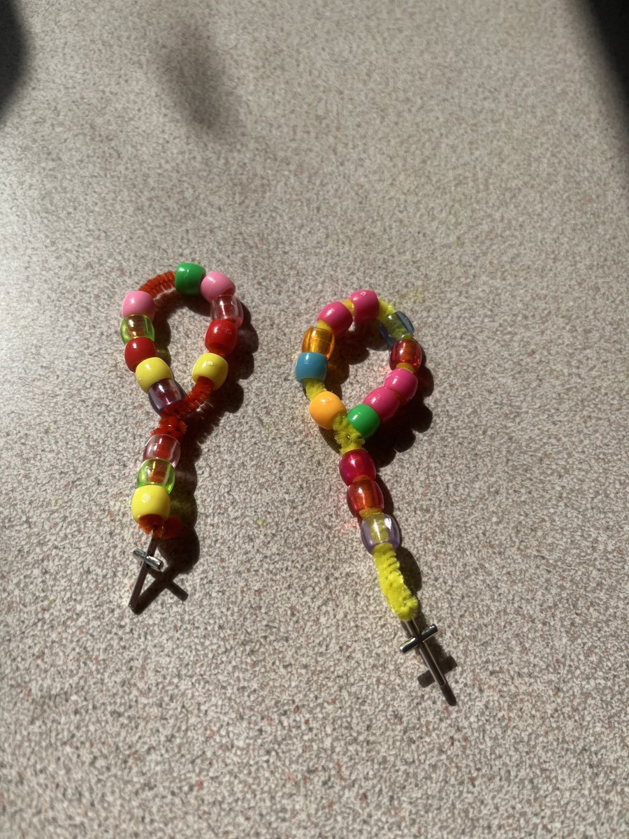 Year 7 exploring the Rosary  🙏 #Mary