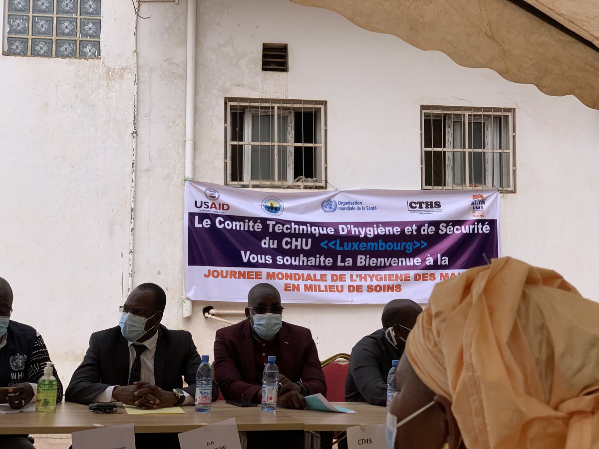 Le Mali a célébré ce jour la journée mondiale de l'hygiène des mains avec lappui technique et financier de l'#OMS et de l#USAID