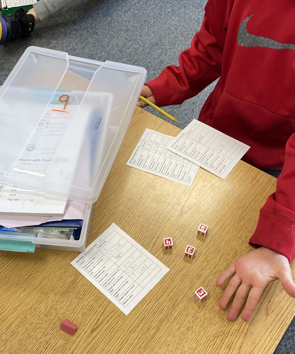 NateUselding's tweet photo. For Math, Let’s play #Yatzee to learn place value. #DESGreats #MrUsCrew https://t.co/rvv4NEGoi2