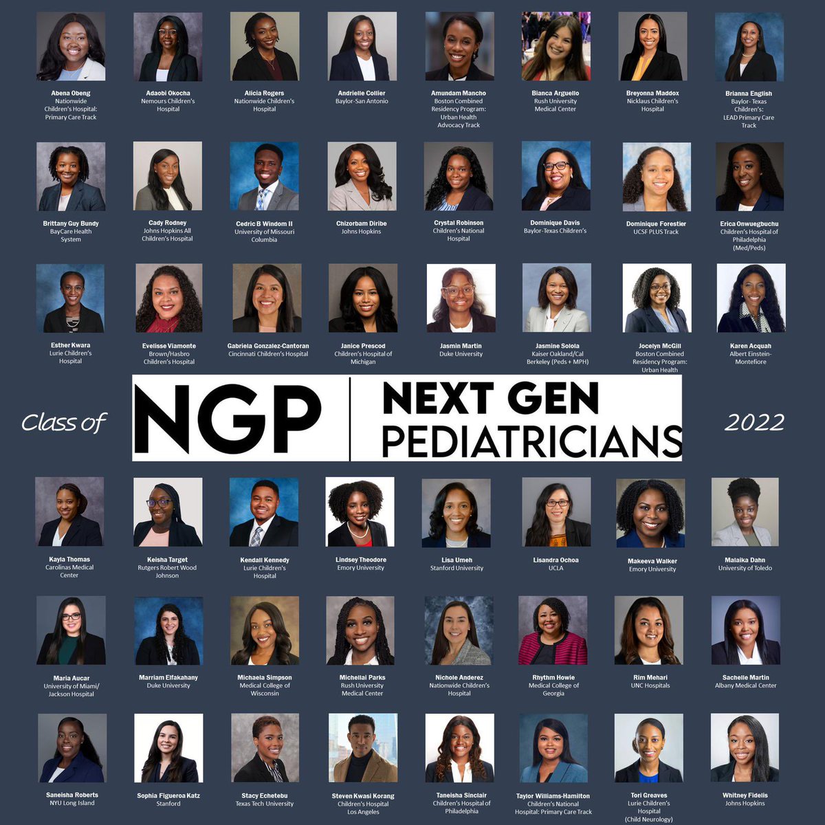 The future of pediatrics is looking BRIGHT!

Congratulations to <a href="/NextGenPeds/">Next Gen Pediatricians</a>' 63 4th year med student mentees who ALL secured pediatric positions! This was our 2nd cohort of students, and we couldn’t be more proud! 

We can’t wait to continue watching you all thrive! YOU DID IT!